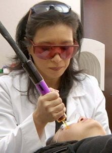 Laser xerostomia treatment