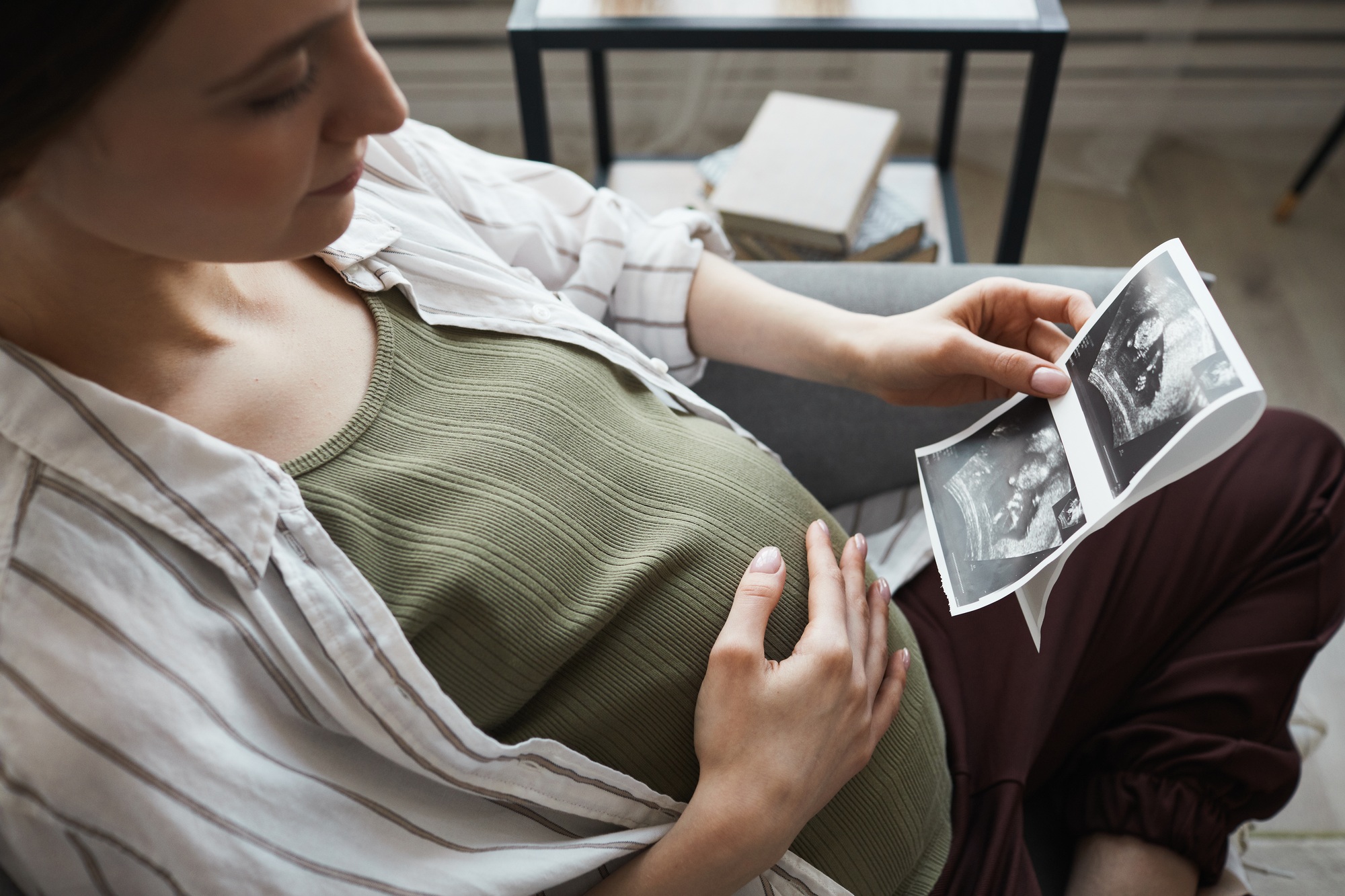 A woman reading a book